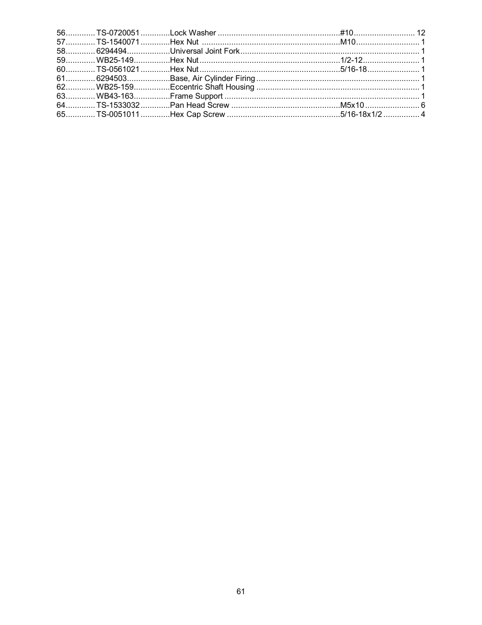 Powermatic WB-43 User Manual | Page 61 / 68