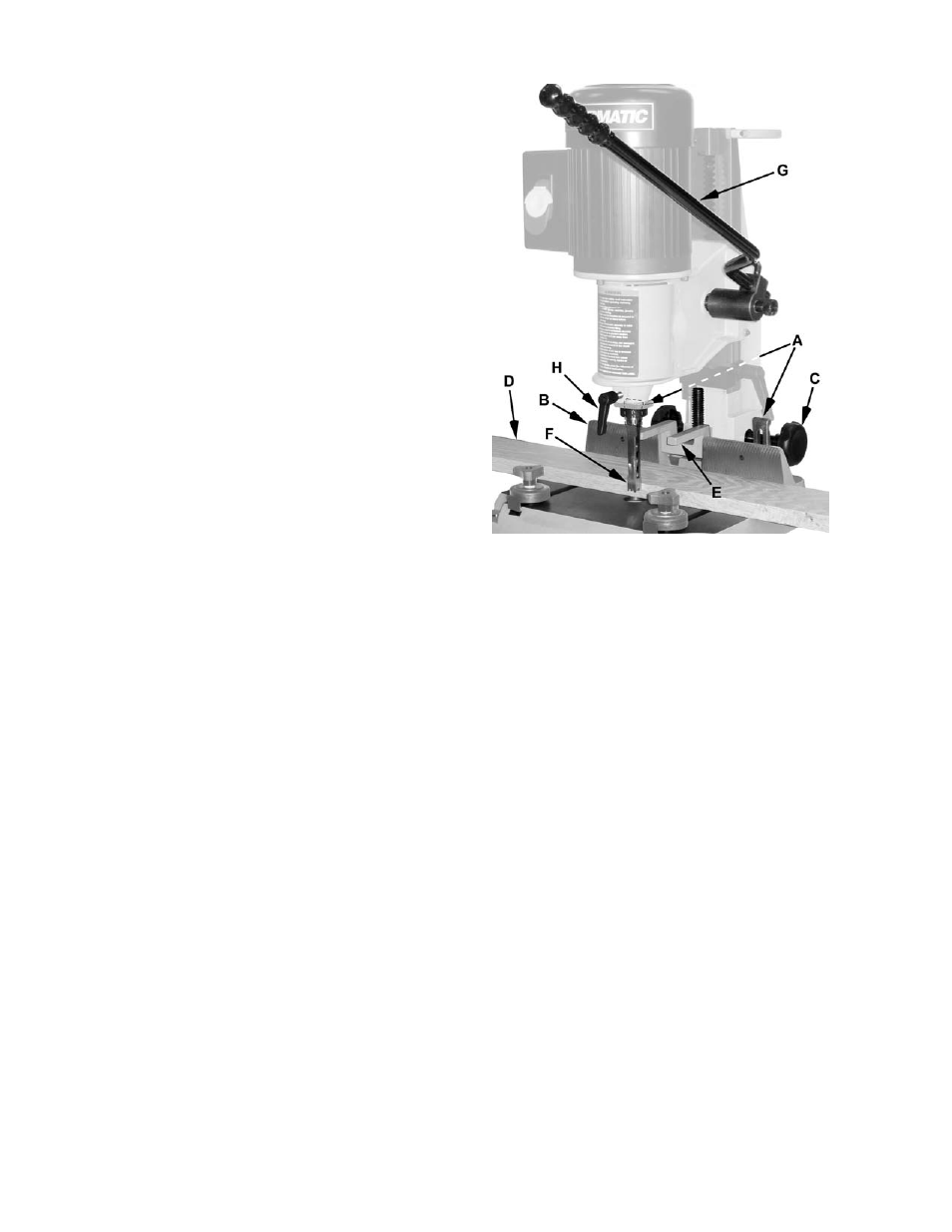 Chisel parallel to workpiece | Powermatic 701 User Manual | Page 13 / 20