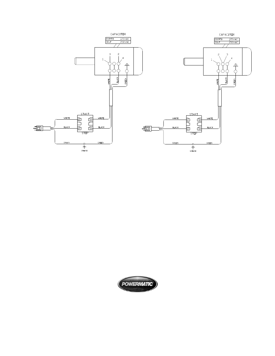 Wiring diagram, Optional accessories, Ordering replacement parts | Powermatic 701 User Manual | Page 20 / 20
