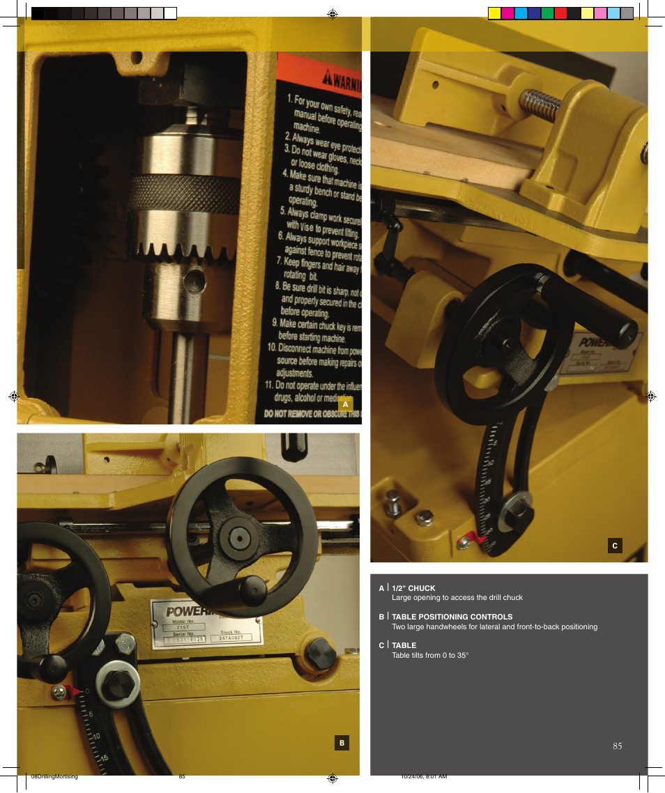 Powermatic PM2800 User Manual | Page 6 / 8