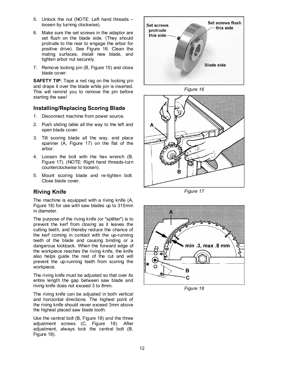 Powermatic HPS67 User Manual | Page 12 / 48