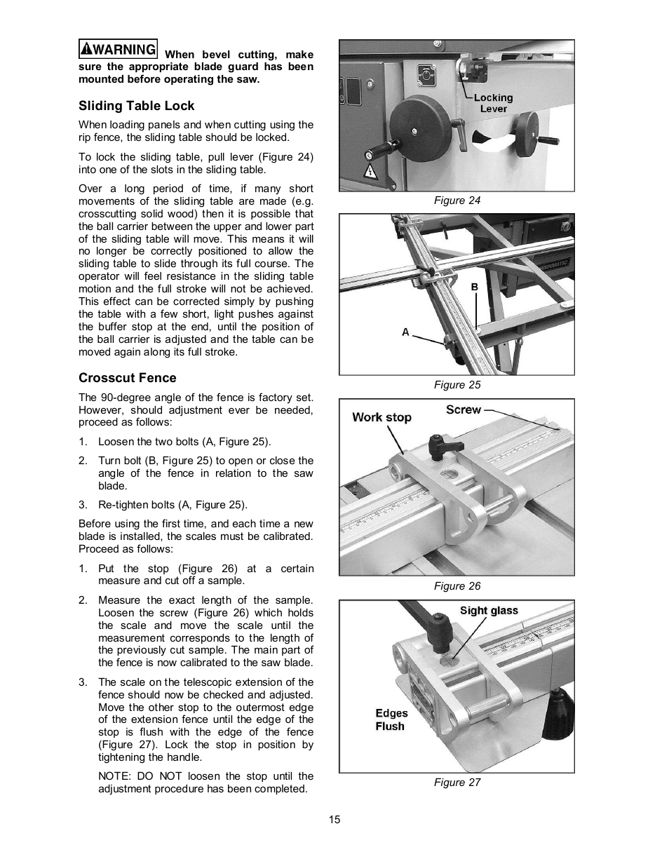 Powermatic HPS67 User Manual | Page 15 / 48