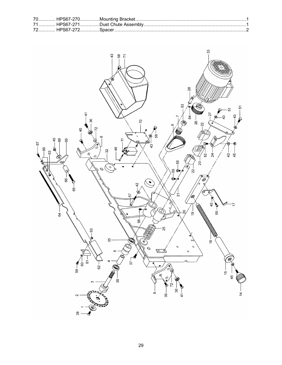 Powermatic HPS67 User Manual | Page 29 / 48