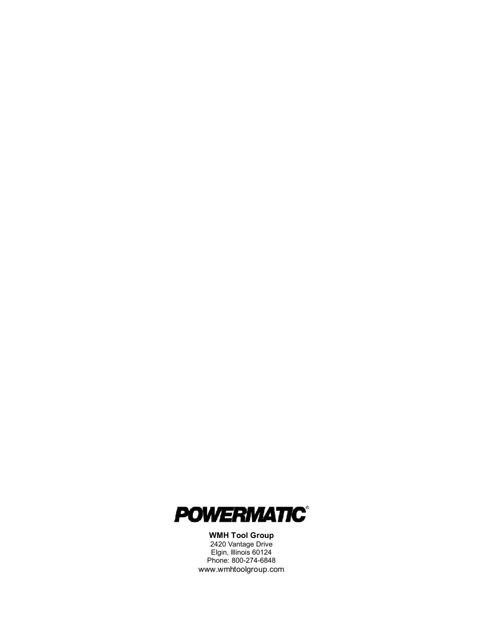 Powermatic HPS67 User Manual | Page 48 / 48