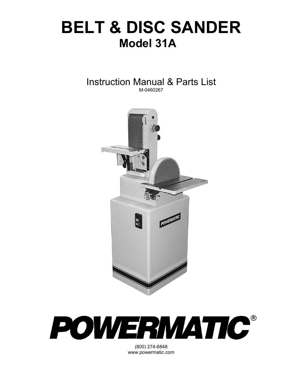 Powermatic 31A User Manual | 28 pages