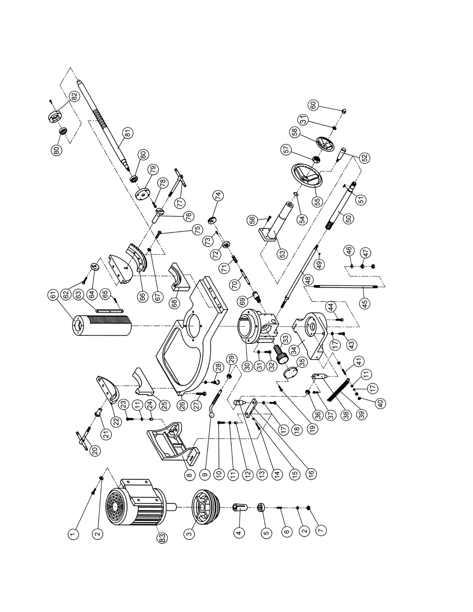 Quill assembly (ts29 shaper) | Powermatic TS29 User Manual | Page 38 / 40