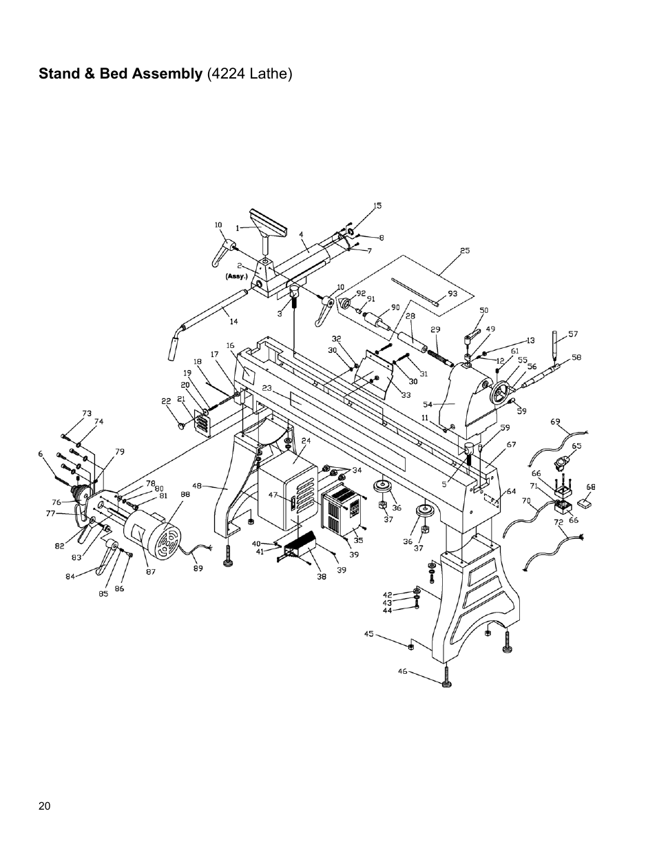 Powermatic 4224 User Manual | Page 20 / 28