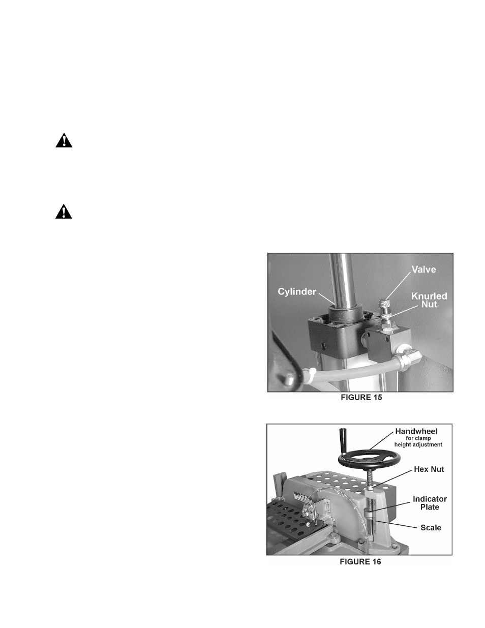 Adjustments | Powermatic COS18 User Manual | Page 15 / 40