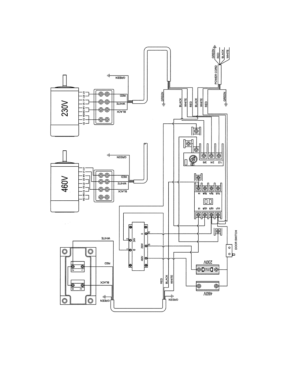 Electrical schematic (cos18 cut-off saw) | Powermatic COS18 User Manual | Page 38 / 40