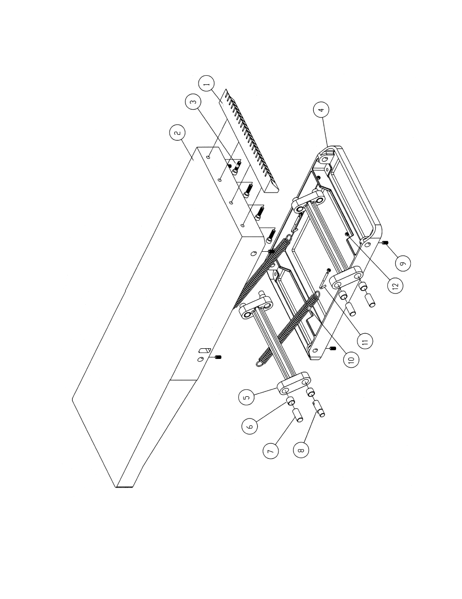 Outfeed table assembly | Powermatic PJ1696 User Manual | Page 33 / 40