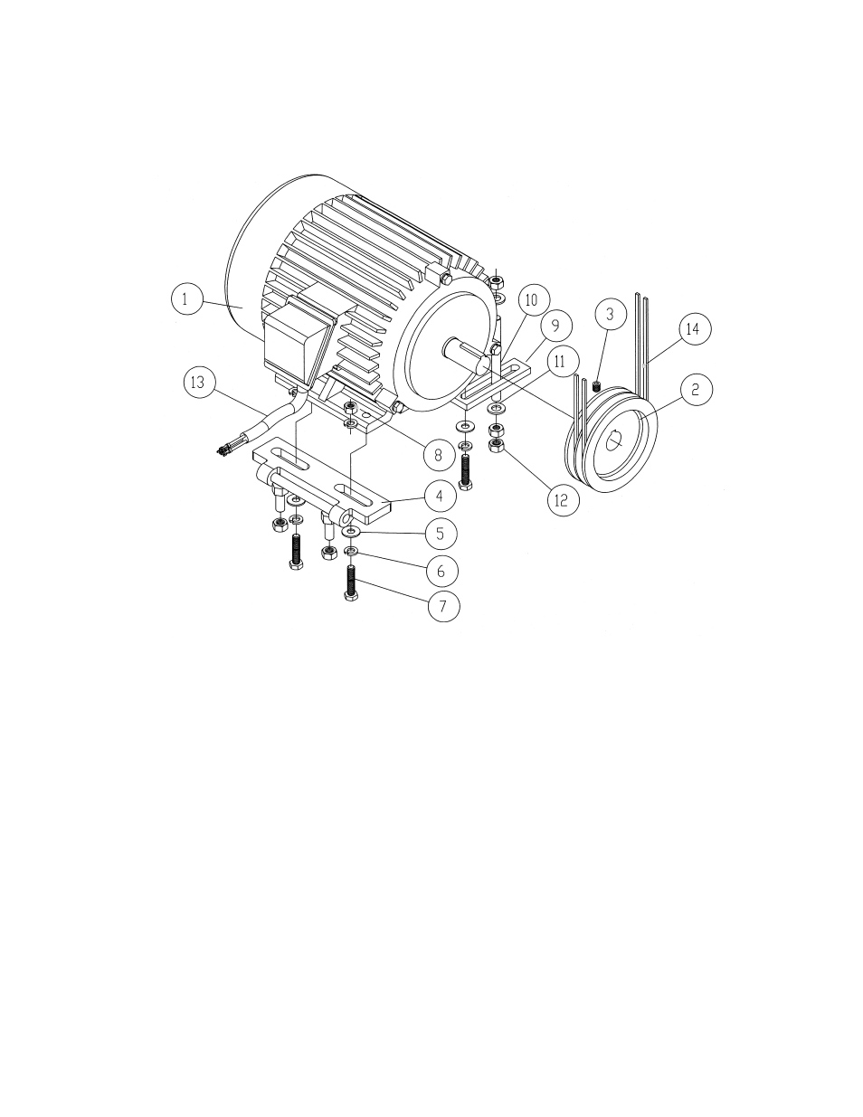Motor assembly | Powermatic PJ1696 User Manual | Page 35 / 40