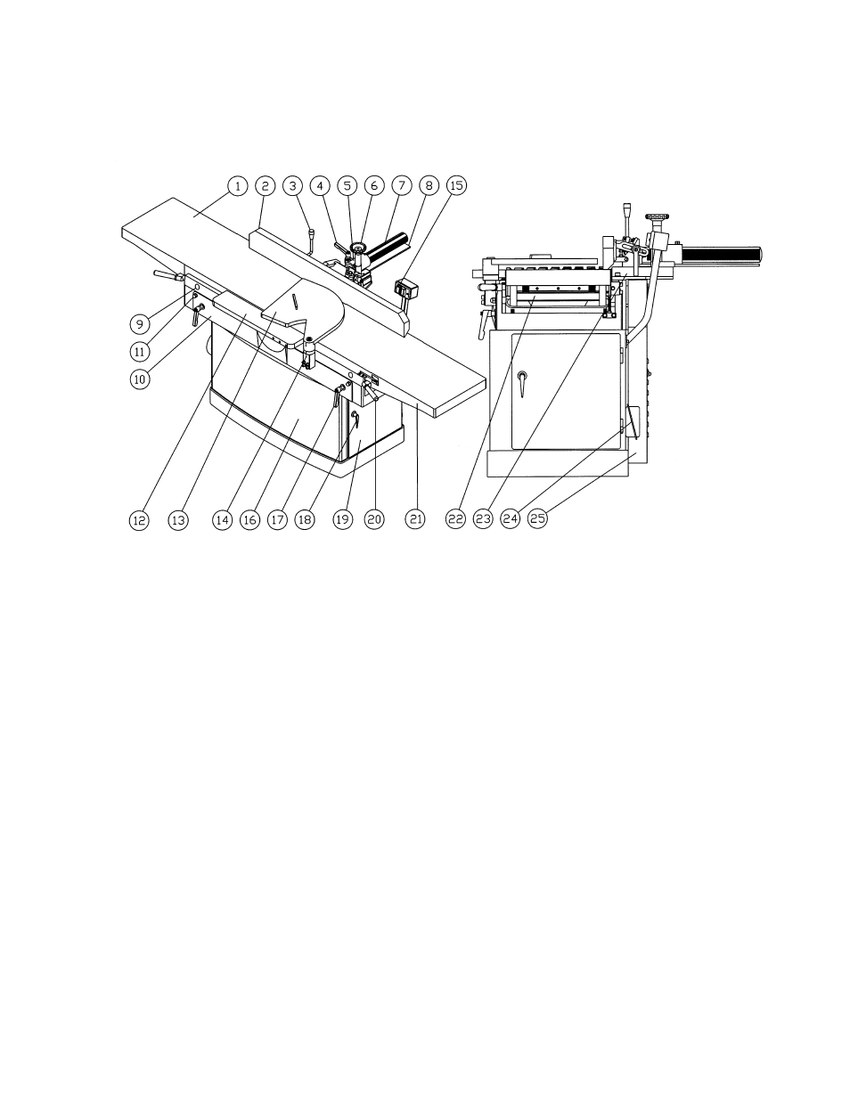 Features, Features: pj1696 jointer | Powermatic PJ1696 User Manual | Page 7 / 40