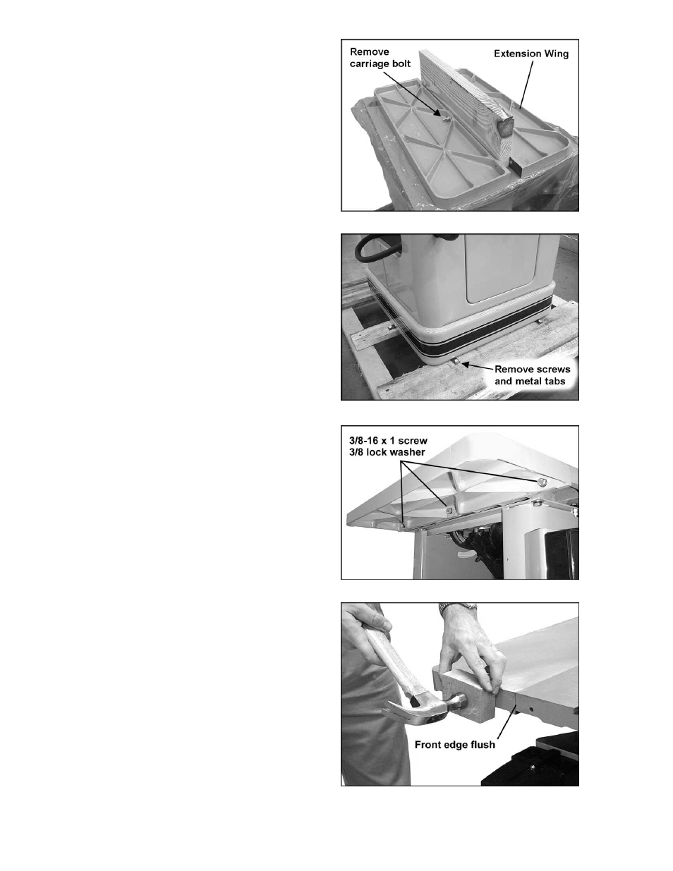 Installation and assembly | Powermatic 66 User Manual | Page 8 / 40