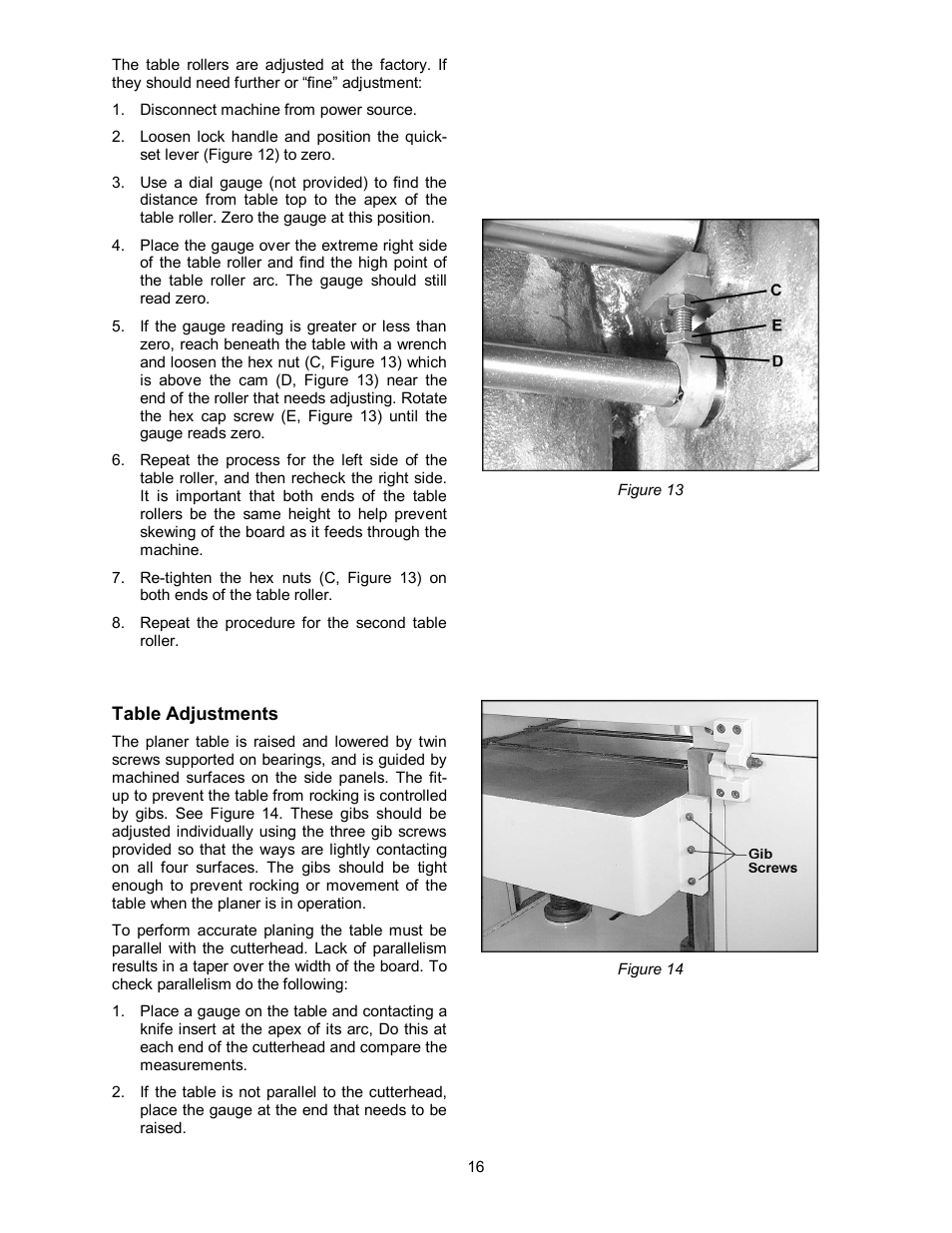 Powermatic WP2510 User Manual | Page 16 / 56