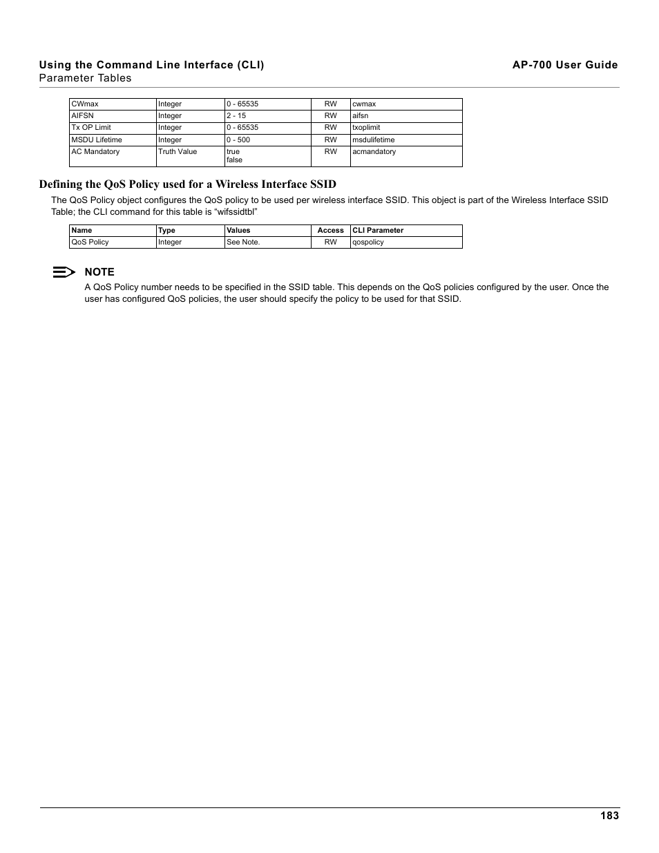 Proxim ORiNOCO AP-700 User Manual | Page 183 / 242