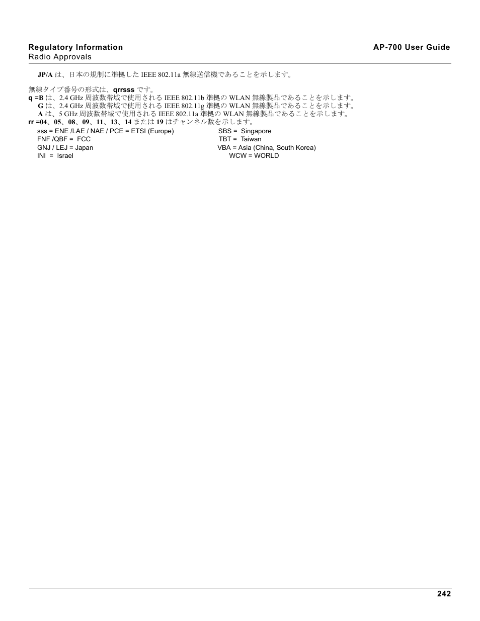 Proxim ORiNOCO AP-700 User Manual | Page 242 / 242