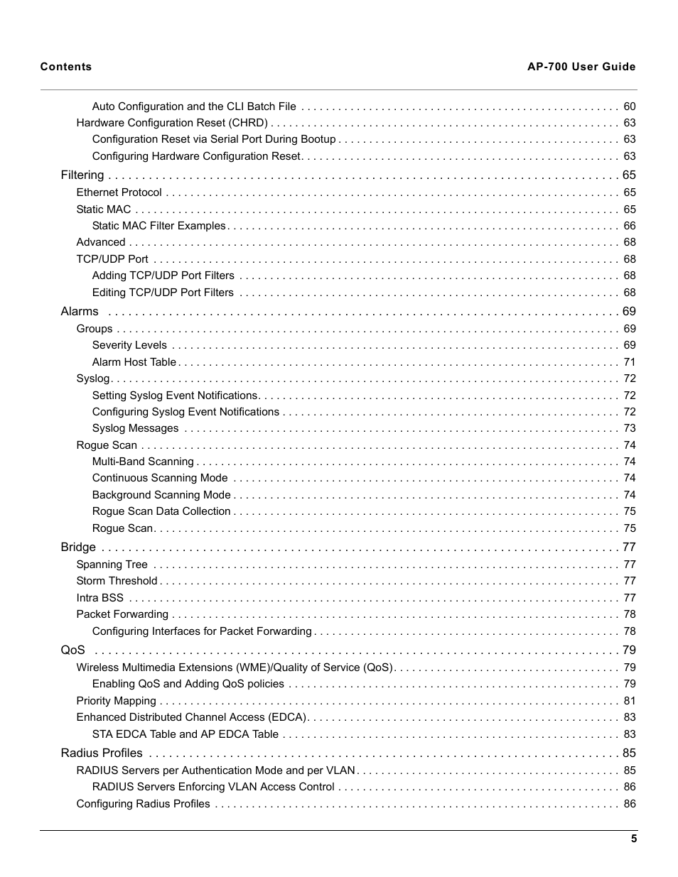 Proxim ORiNOCO AP-700 User Manual | Page 5 / 242