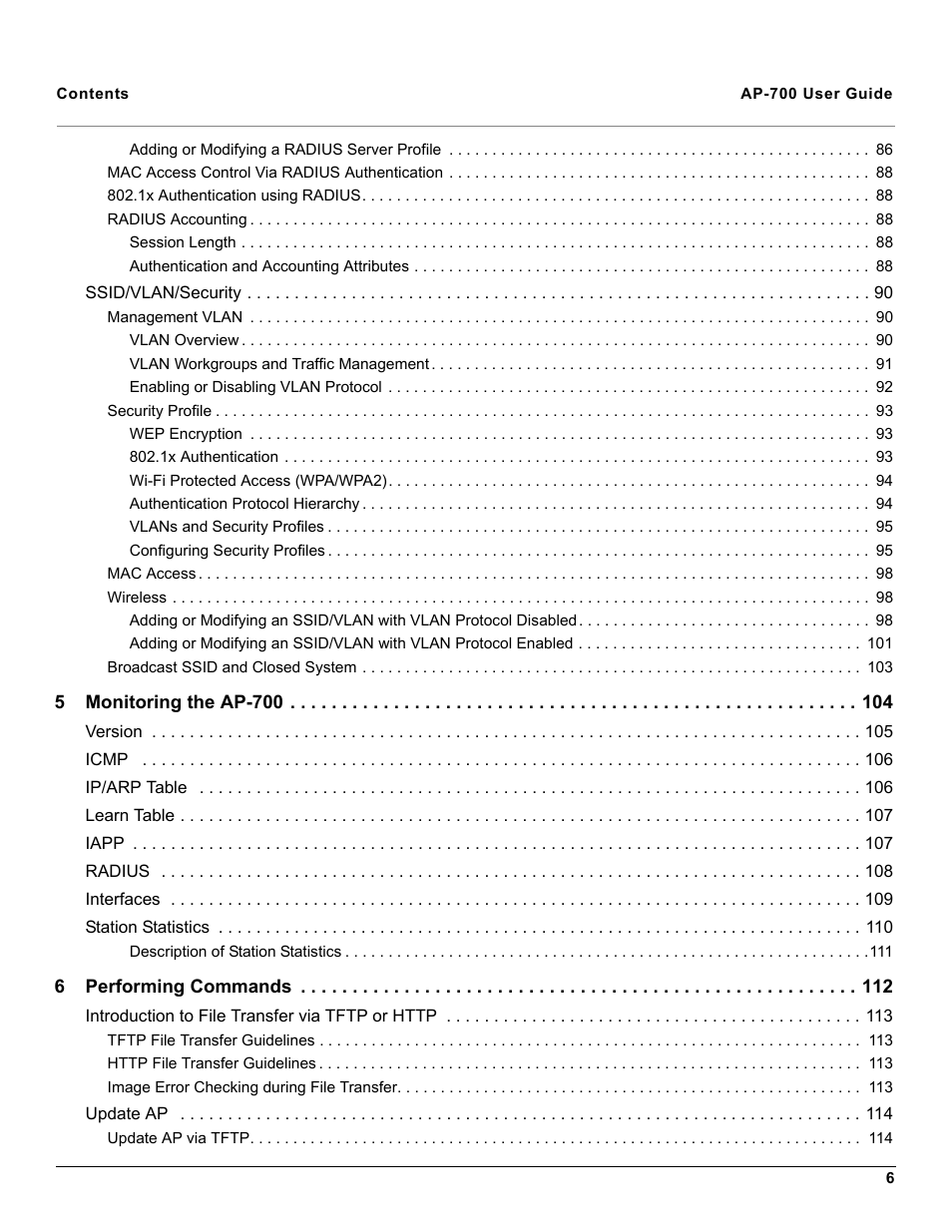 Proxim ORiNOCO AP-700 User Manual | Page 6 / 242