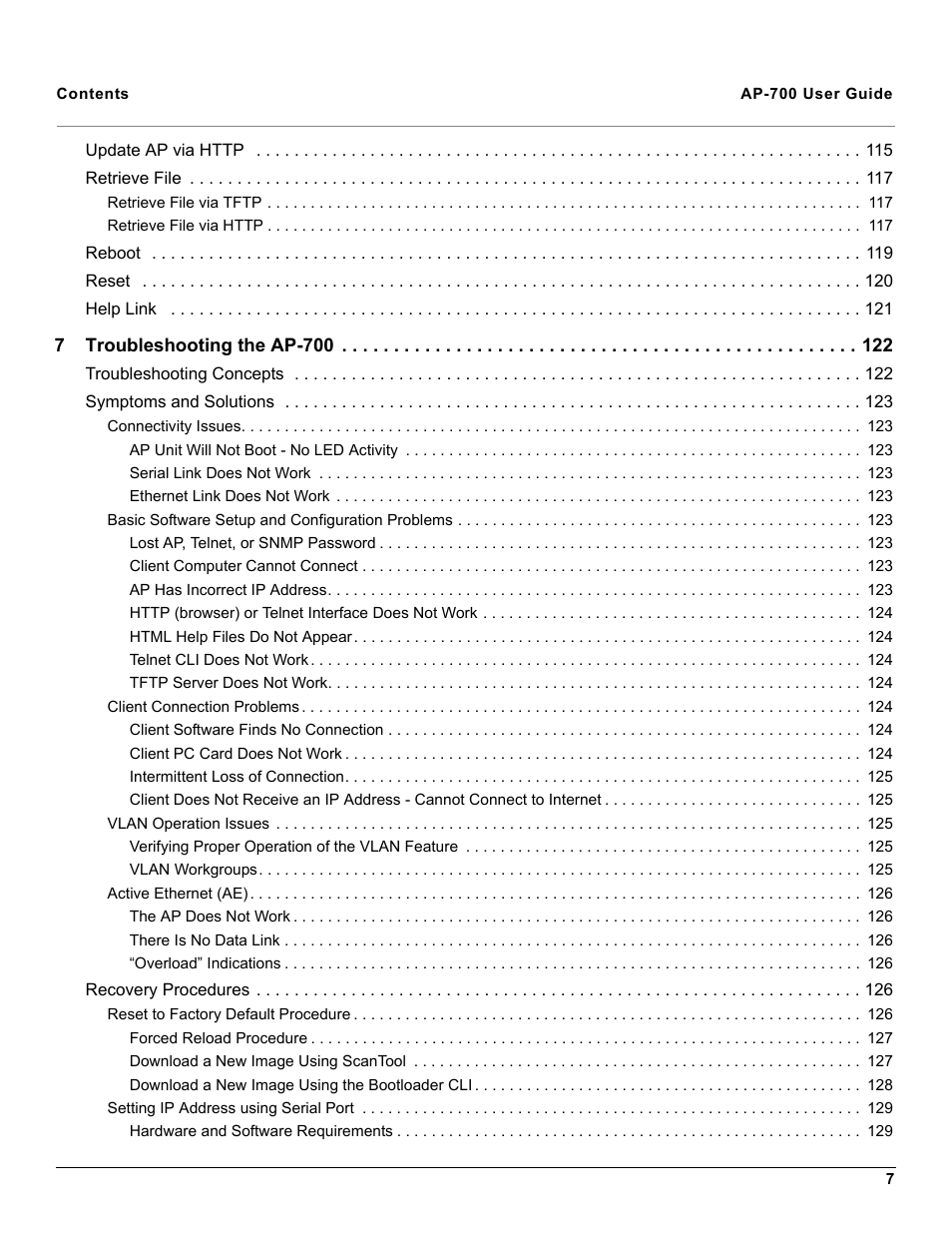 Proxim ORiNOCO AP-700 User Manual | Page 7 / 242