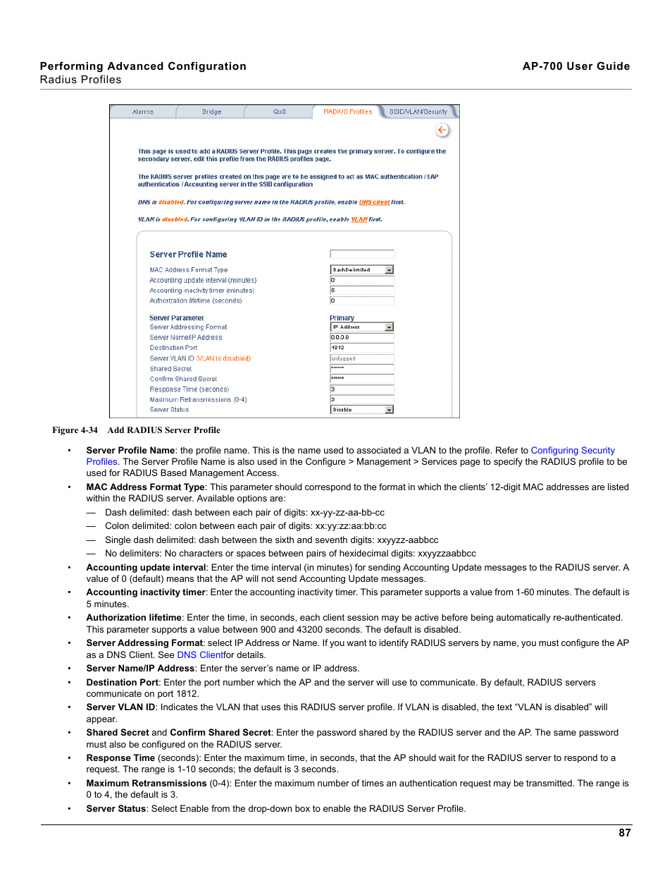 Proxim ORiNOCO AP-700 User Manual | Page 87 / 242