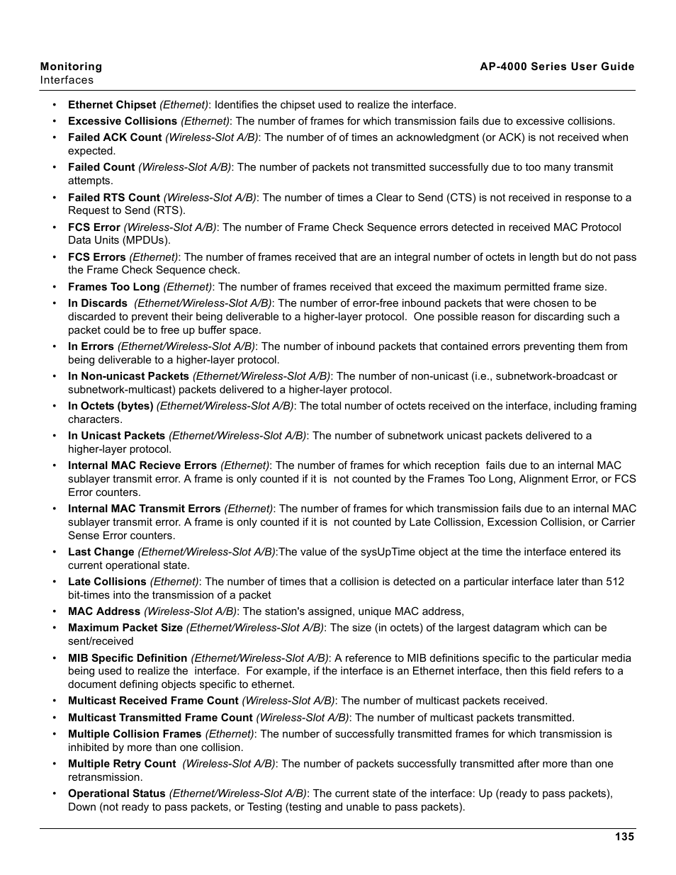 Proxim AP-4000 User Manual | Page 135 / 235