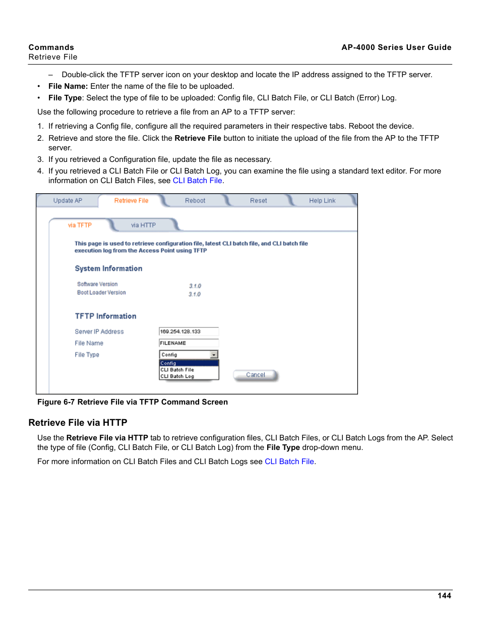 Retrieve file via http | Proxim AP-4000 User Manual | Page 144 / 235