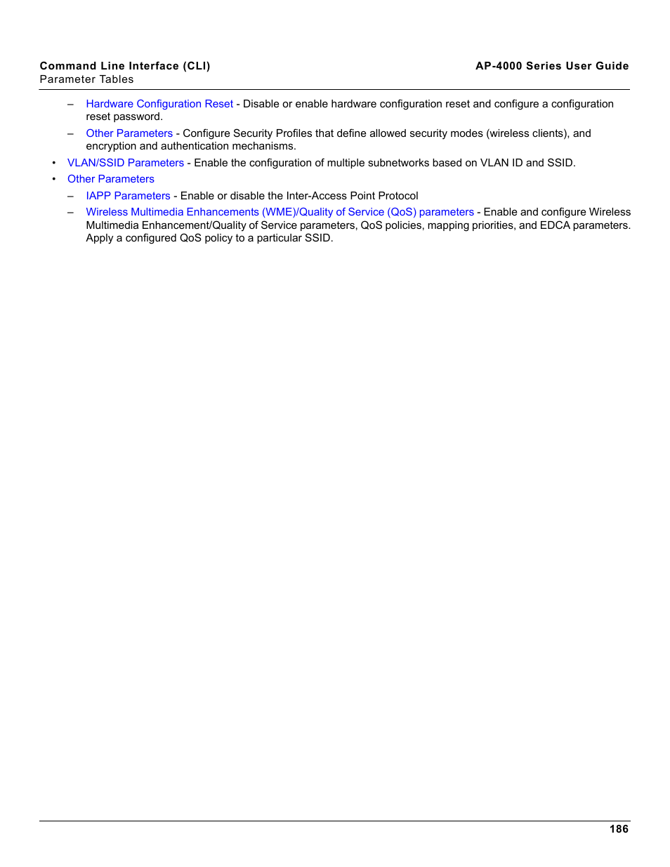 Proxim AP-4000 User Manual | Page 186 / 235