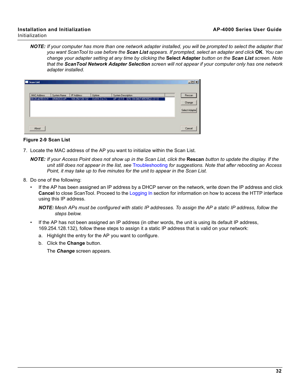 Proxim AP-4000 User Manual | Page 32 / 235