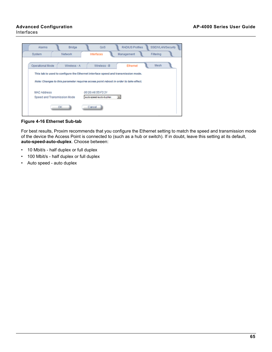 Proxim AP-4000 User Manual | Page 65 / 235