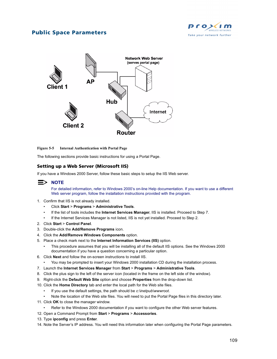 Public space parameters | Proxim ORiNOCO AP-2500 User Manual | Page 109 / 250