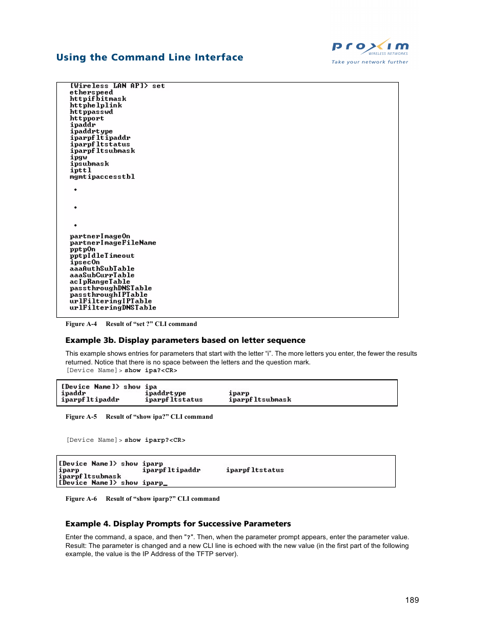 Using the command line interface | Proxim ORiNOCO AP-2500 User Manual | Page 189 / 250