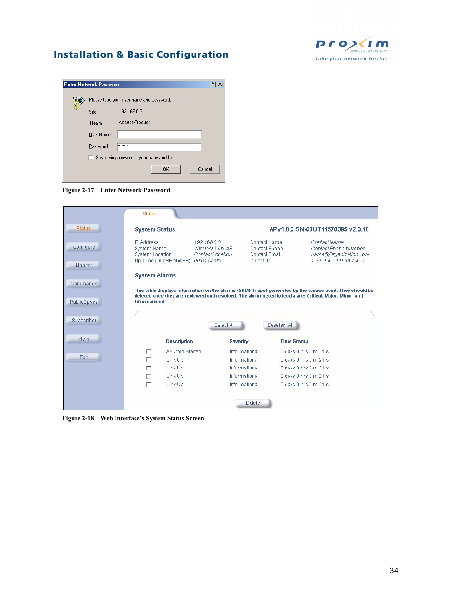 Proxim ORiNOCO AP-2500 User Manual | Page 34 / 250