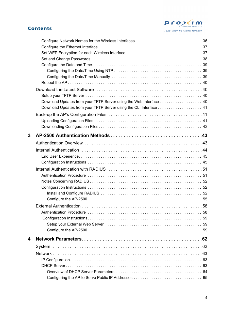 Proxim ORiNOCO AP-2500 User Manual | Page 4 / 250