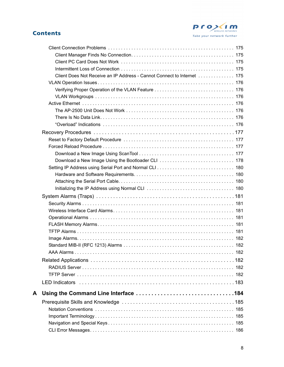 Proxim ORiNOCO AP-2500 User Manual | Page 8 / 250