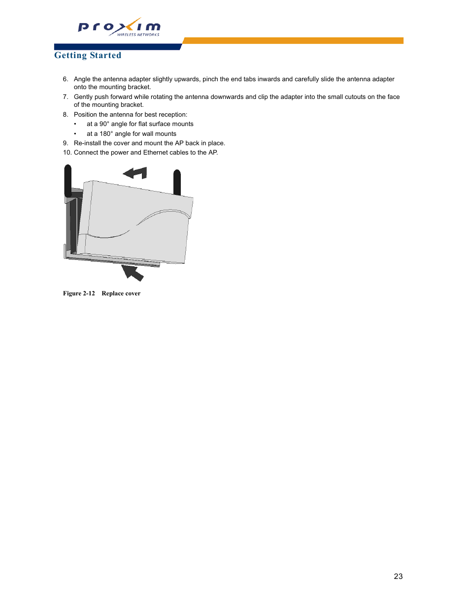 Getting started | Proxim ORINOCO AP-2000 User Manual | Page 23 / 244