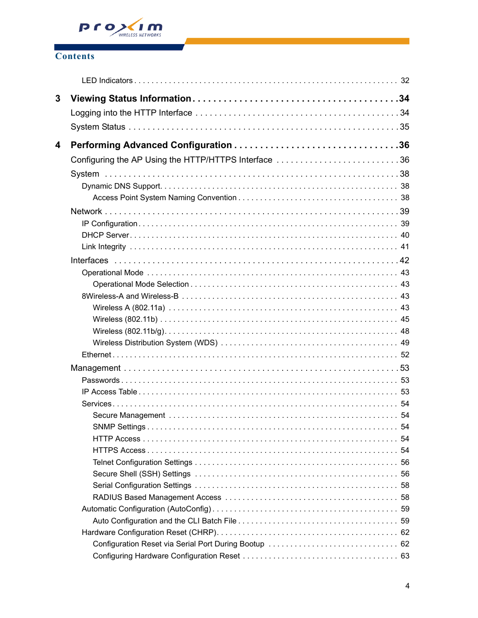 Proxim ORINOCO AP-2000 User Manual | Page 4 / 244