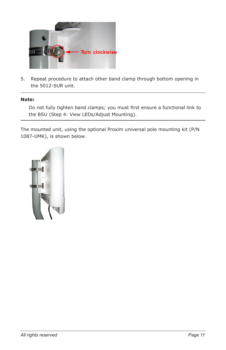 Proxim TSUNAMI MP.11 5012-SUR User Manual | Page 11 / 24