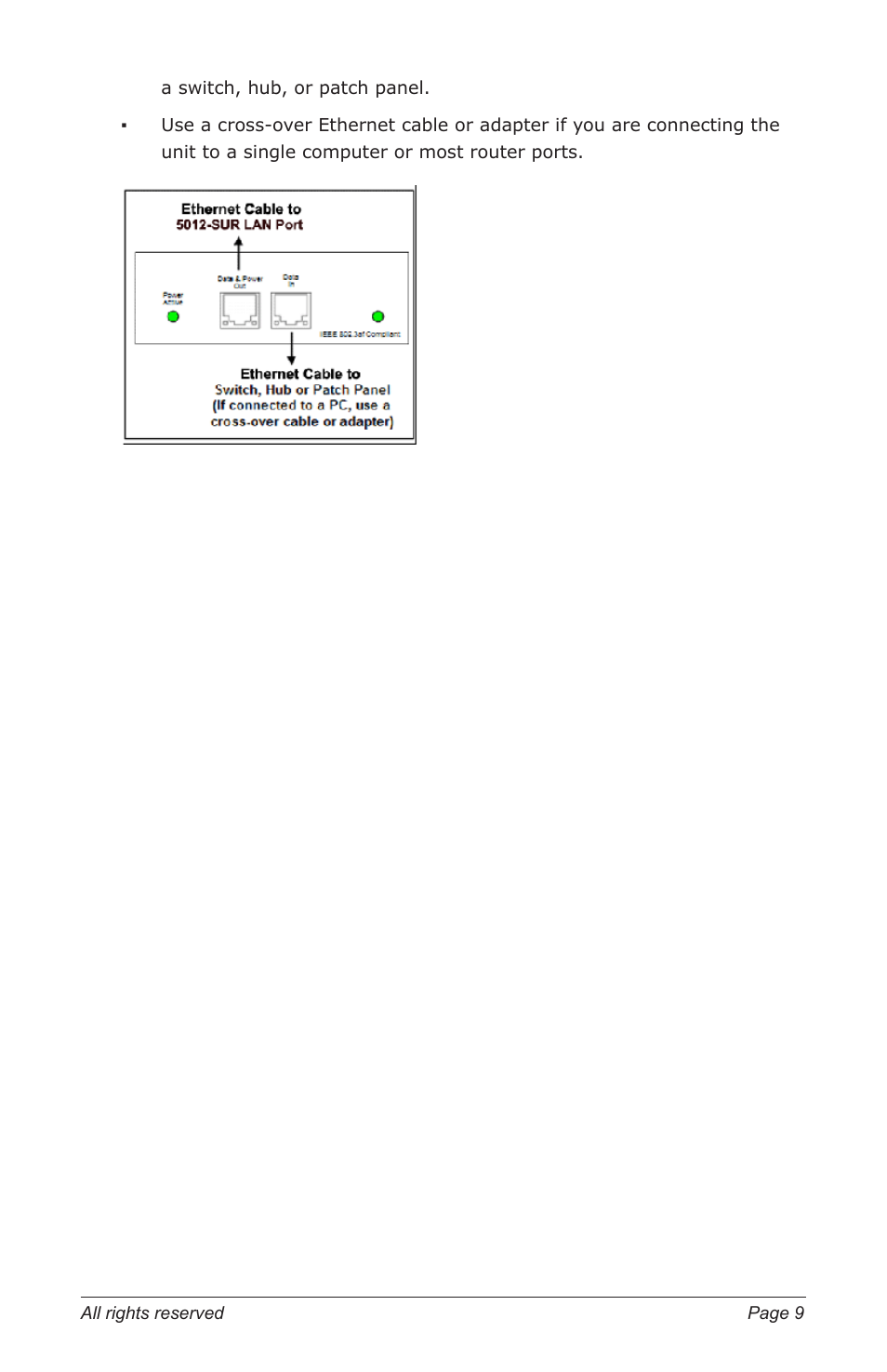 Proxim TSUNAMI MP.11 5012-SUR User Manual | Page 9 / 24