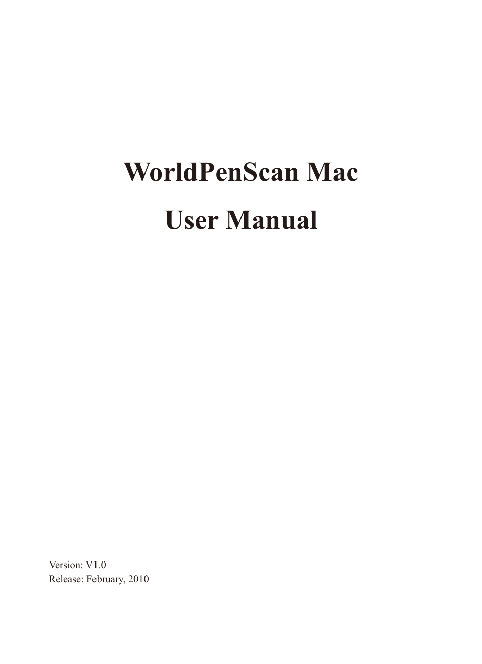 Penpower WorldPenScan Pro User Manual | 20 pages