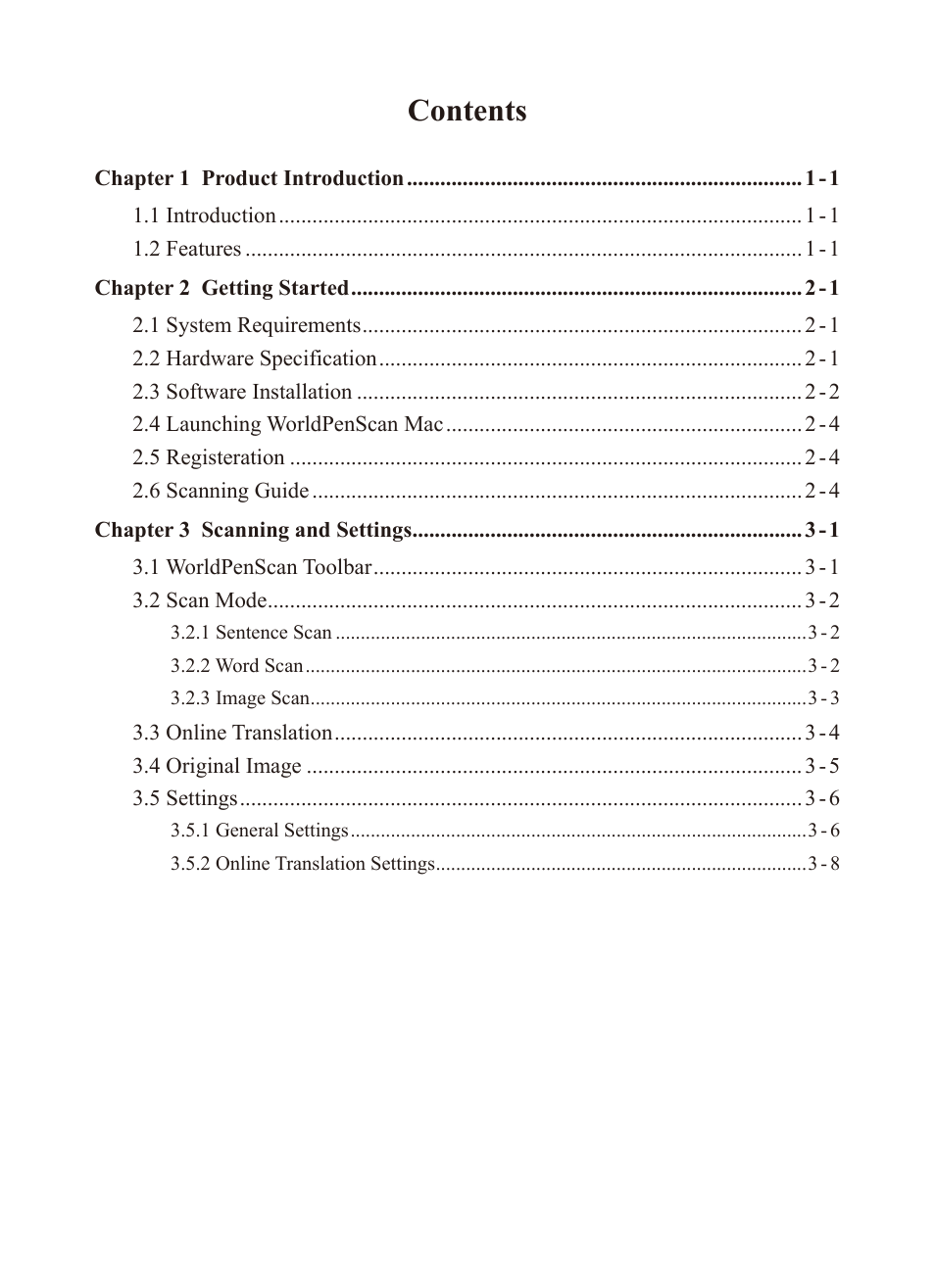 Penpower WorldPenScan Pro User Manual | Page 4 / 20