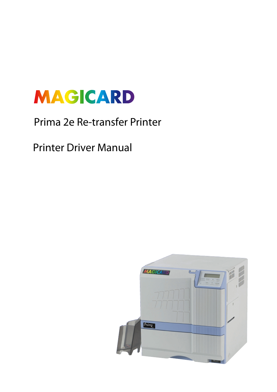 Prima MAGICARD 2e User Manual | 77 pages