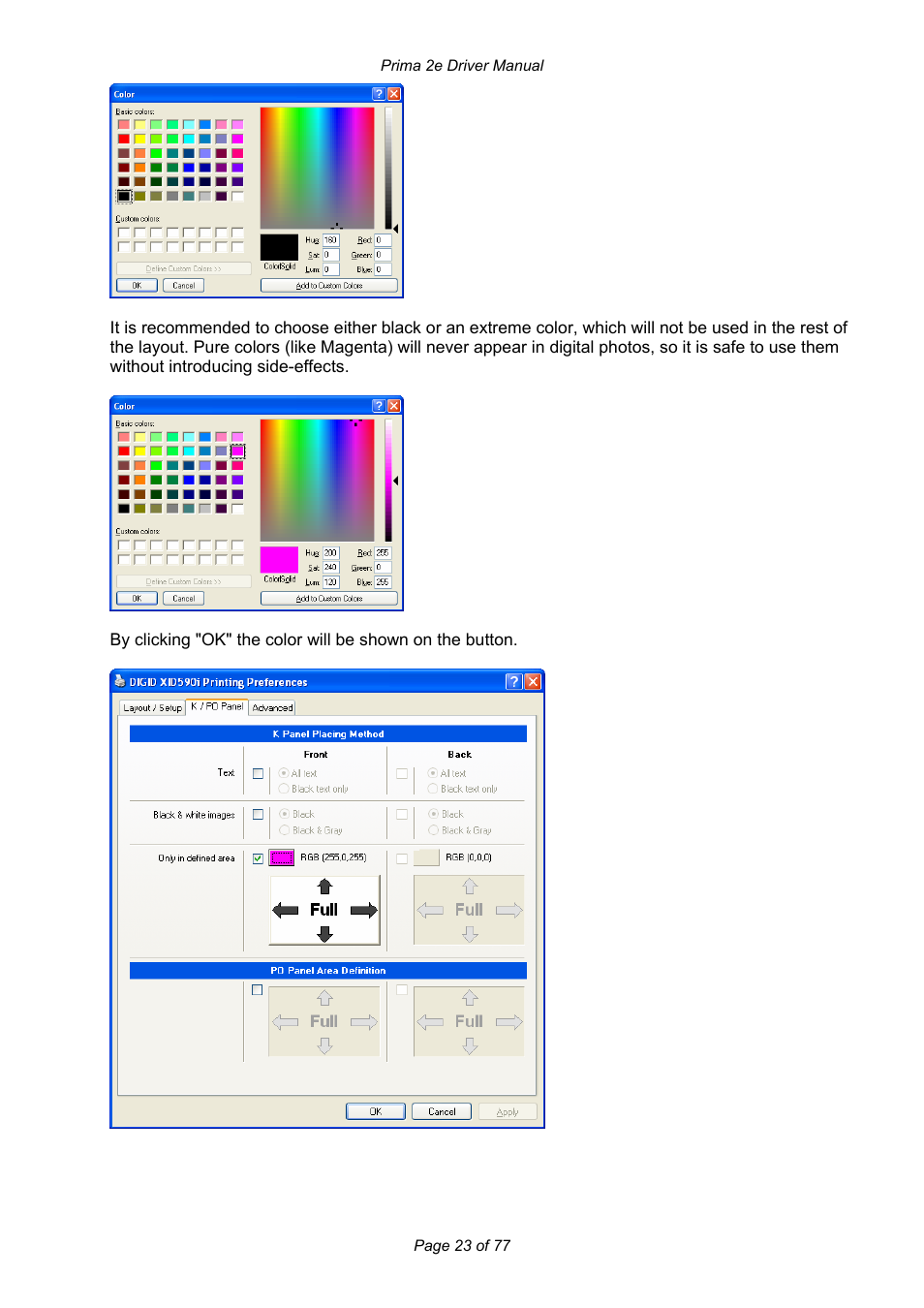 Prima MAGICARD 2e User Manual | Page 23 / 77