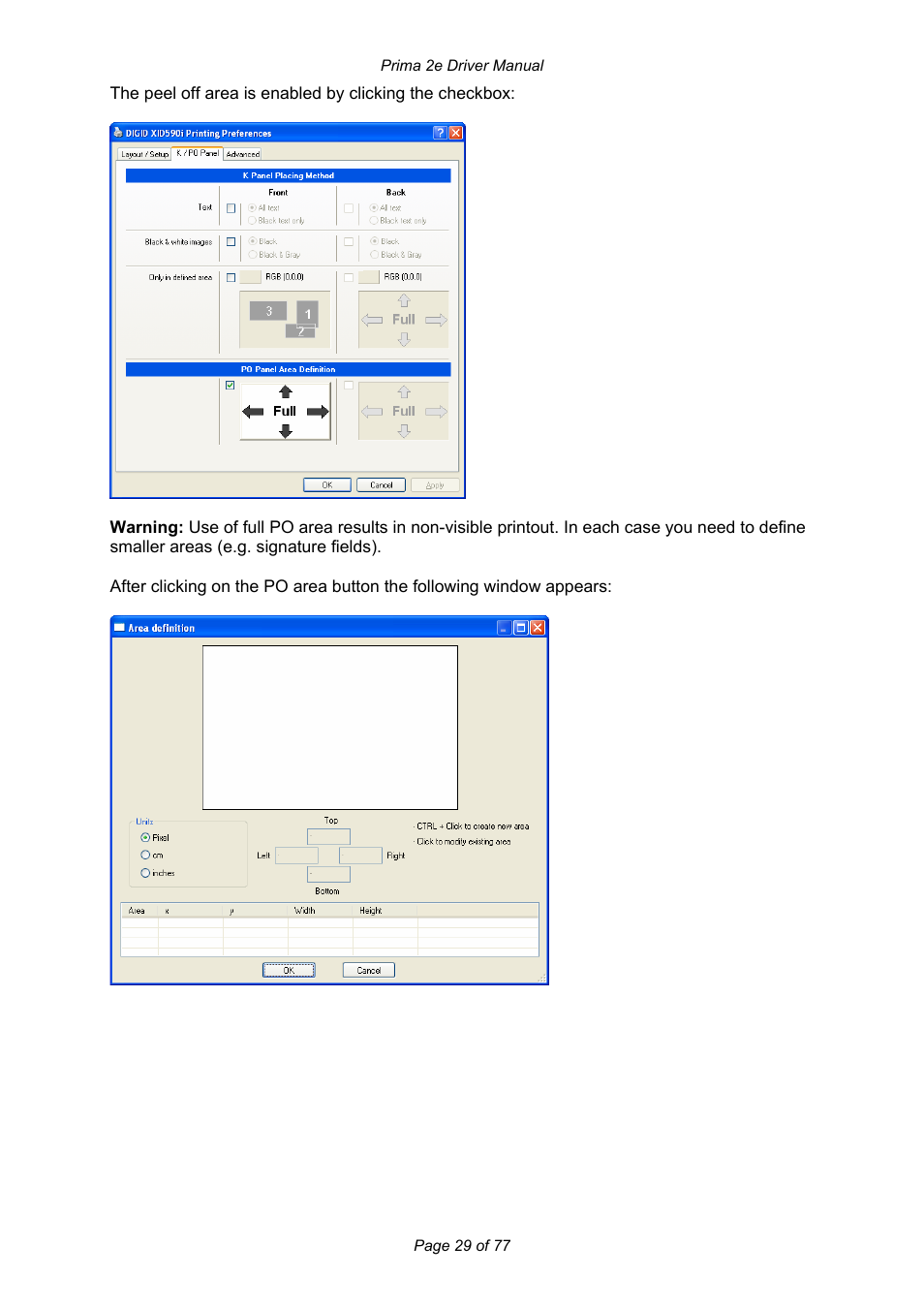 Prima MAGICARD 2e User Manual | Page 29 / 77