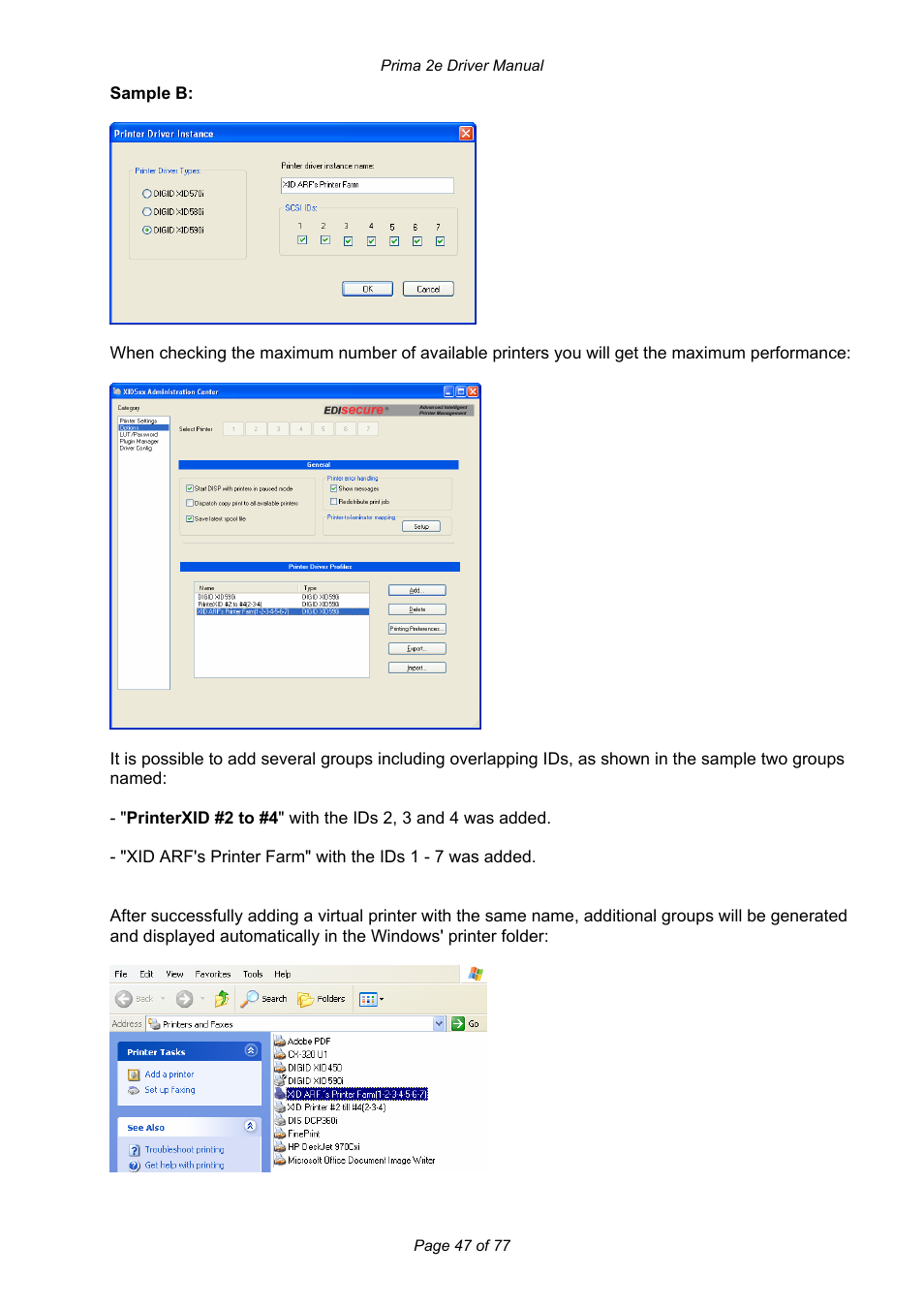 Prima MAGICARD 2e User Manual | Page 47 / 77