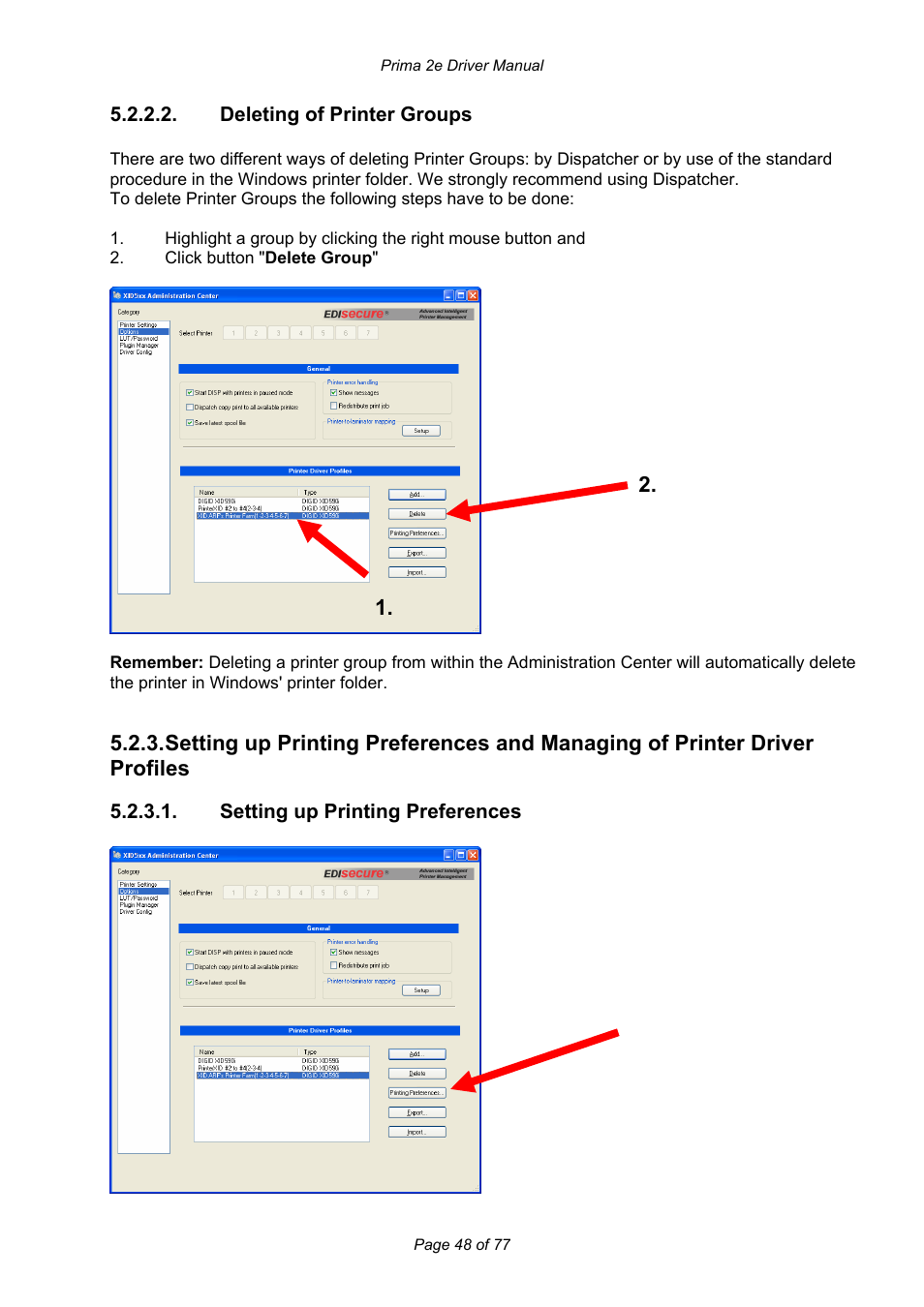 Prima MAGICARD 2e User Manual | Page 48 / 77