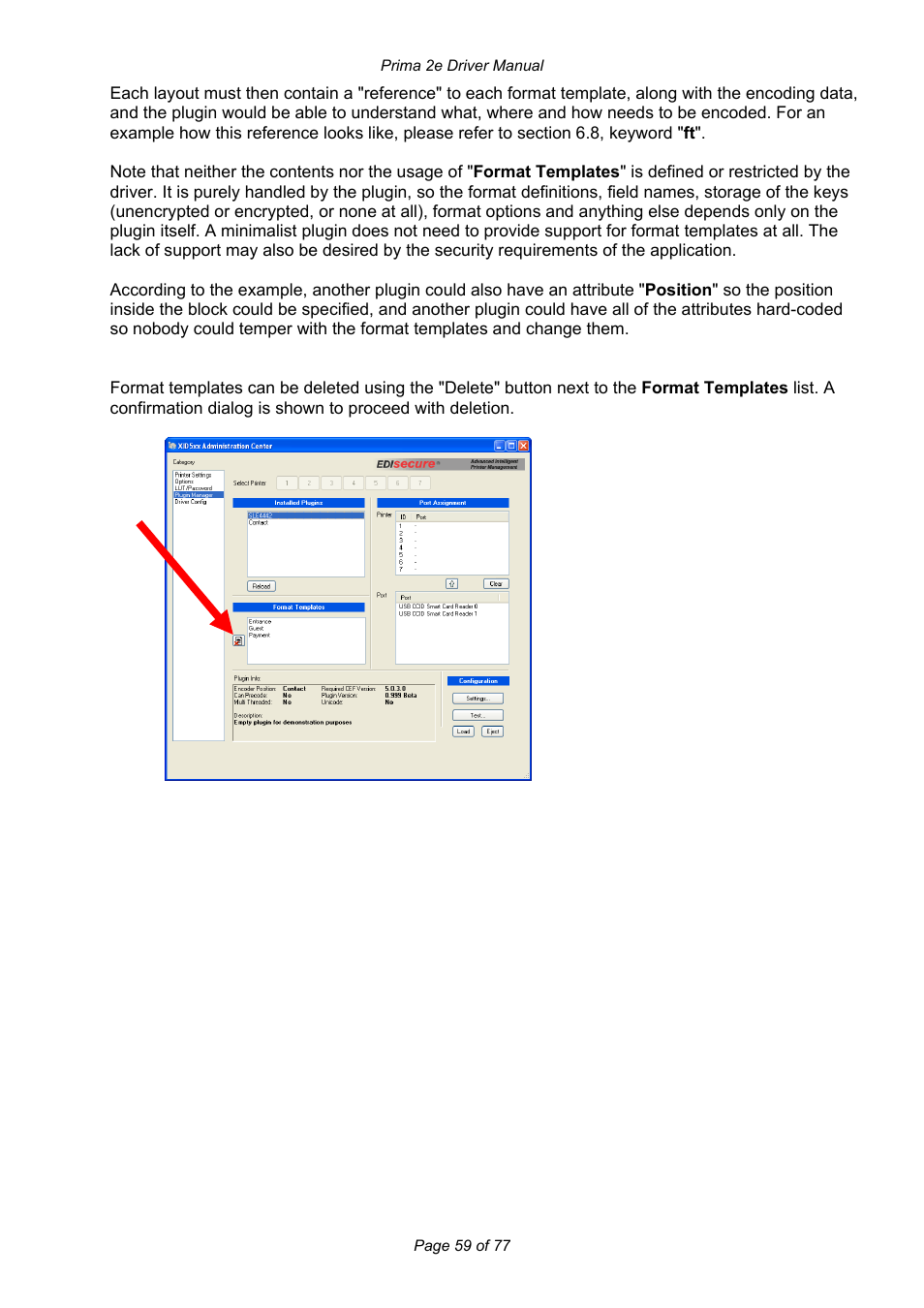 Prima MAGICARD 2e User Manual | Page 59 / 77