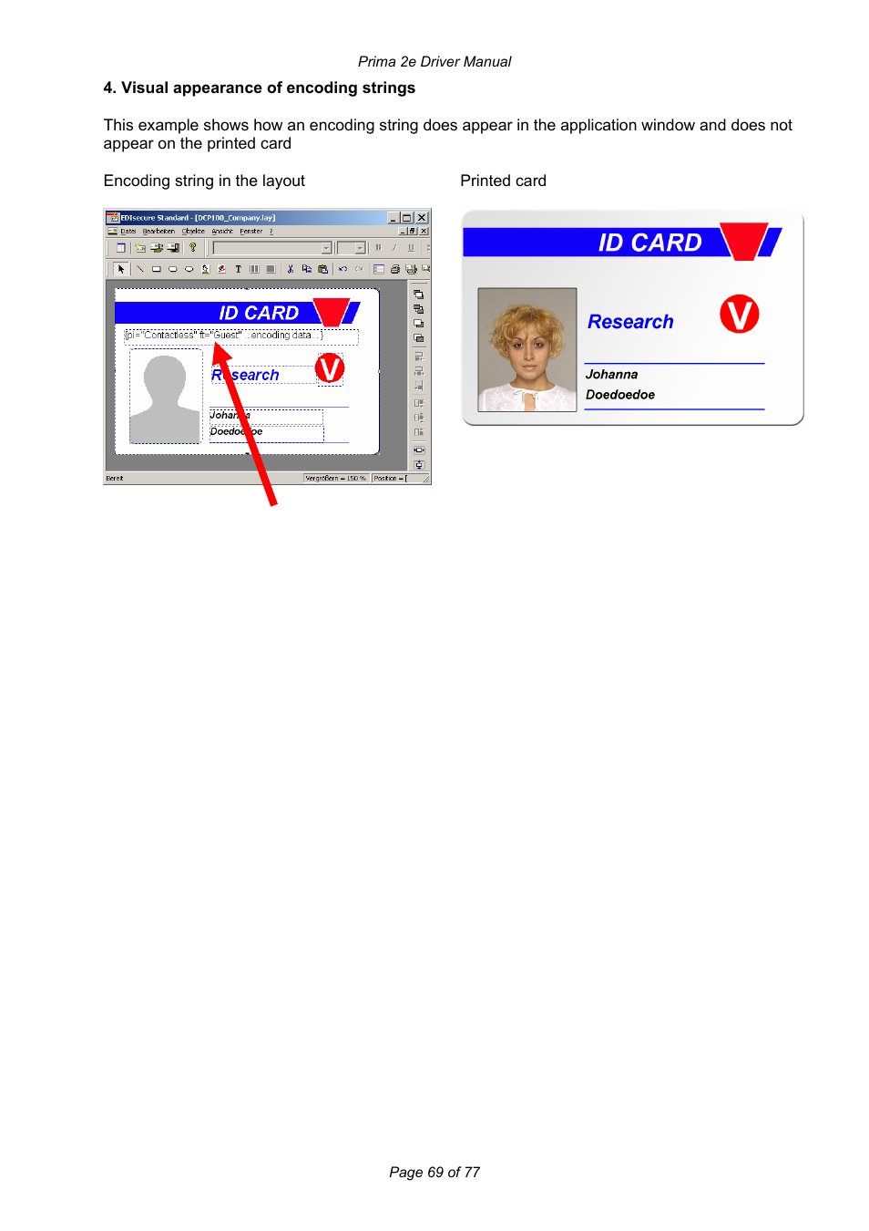 Prima MAGICARD 2e User Manual | Page 69 / 77