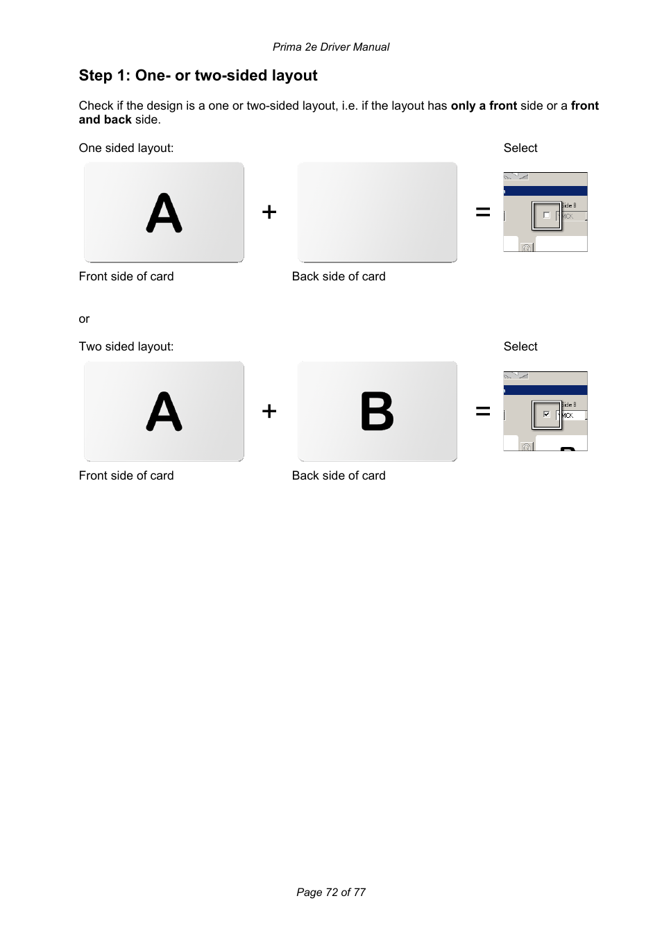 Prima MAGICARD 2e User Manual | Page 72 / 77