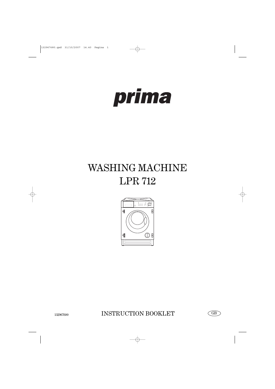 Prima LPR 712 User Manual | 28 pages