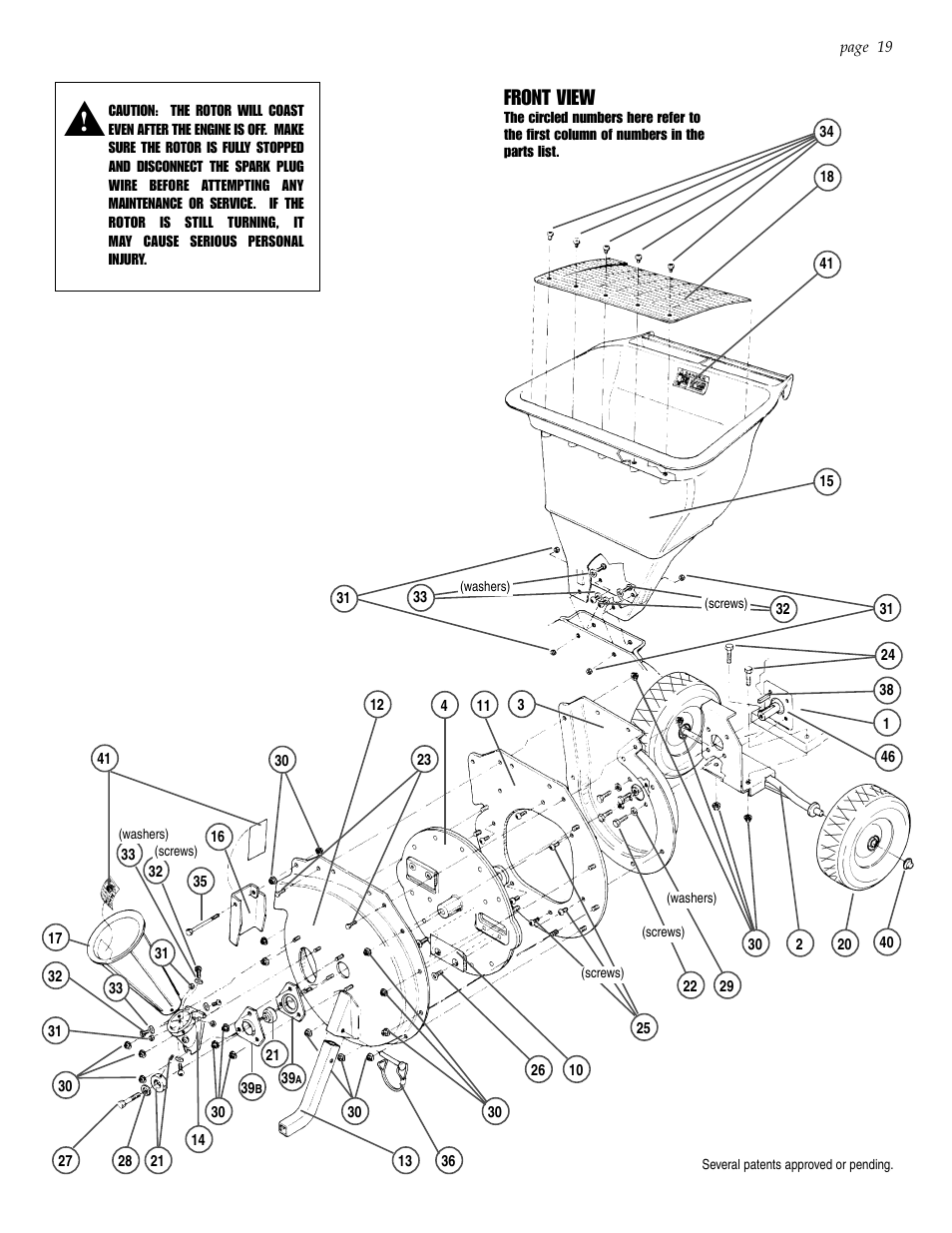 Front view | Patriot Products Pro-Series User Manual | Page 3 / 4